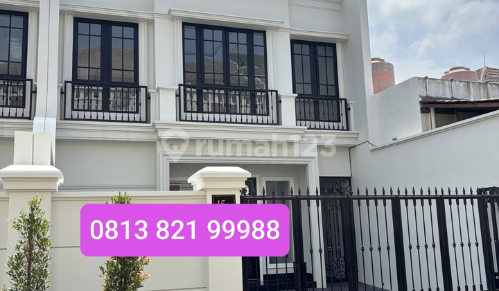 Rumah Dijual Cempaka Putih Rumah Baru American Klasik Jakarta Pusat 1