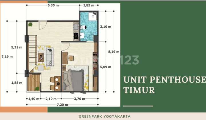 APARTEMEN MEWAH BERADA DI BABARSARI  KOTA YOGYAKARTA 5
