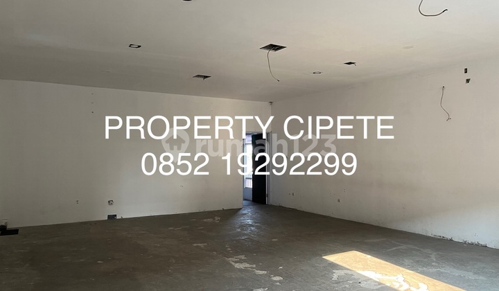 Shop House for Rent in Cipete, Can Be Used as Home  
Cheapest Price, Monthly Payment