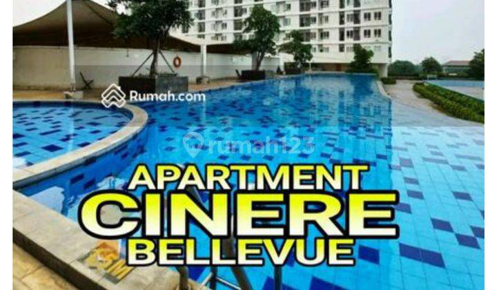 TURUN HARGA APARTEMEN CINERE BELLEVUE SUITE 2BR SEMI FURNISHED  2