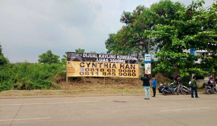 Lahan Komersial Depan Jalan Besar - Harapan Indah