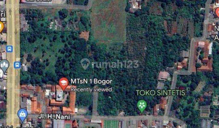 Tanah Komersial 5,5 Ha Jl Raya Parung Bogor 2jt m² SHM 1