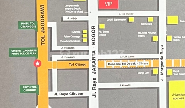 Kavling Residensial dengan Banyak Varian Luas di Vila Pertiwi Estat Cilodong Depok 2