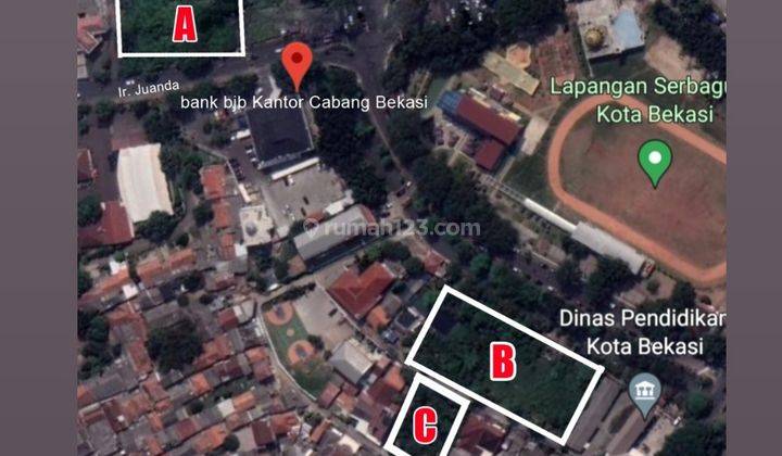 Tanah Residensial Tengah Kota Siap Bangun di Area Ir. Juanda Bekasi 1