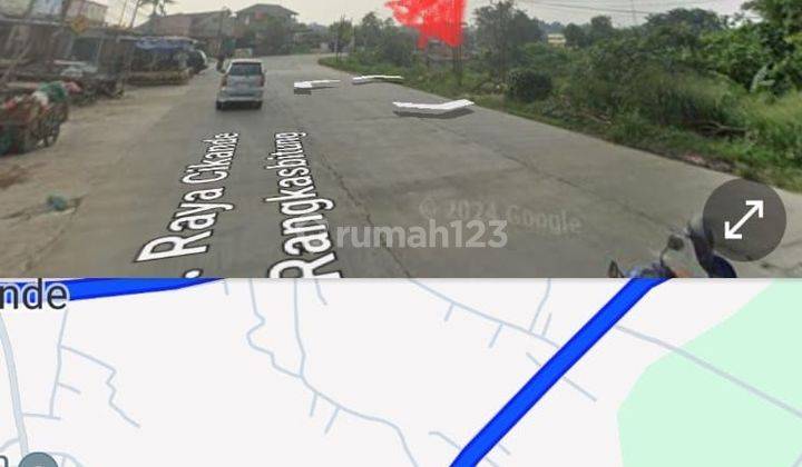 Tanah di pinggir jalan besar di Citeras Rangkasbitung 1