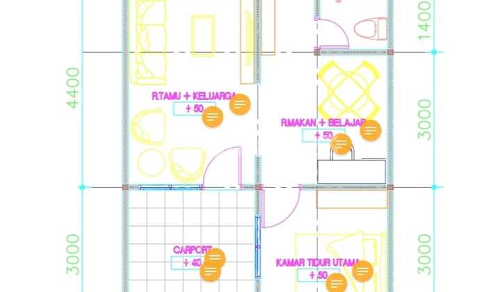  Rumah Bagus Full Renov di Taman Harapan Baru Bekasi 2