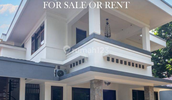 Dijual Rumah Klasik Double Gate Lokasi Sangat Strategis Area Menteng 1