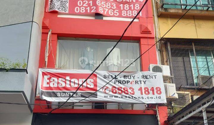 Ruko Sunter Disewakan Lantai 3 Saja Hadap Jalan 1