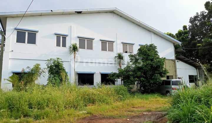 Gudang Lokasi Strategis Dekat Graha Raya Bintaro Siap Pakai Akses Tol