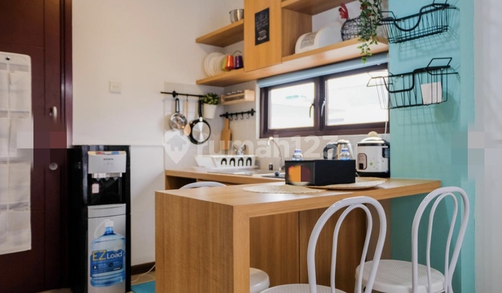 Full Furnished Cakep, Cozy dengan Dapur Estetik dan Pencahayaan Alami - 2 Bedroom Assati Vanya Park Bsd City -Dekat Skyhouse Bsd, B Residence, Brandz Bsd, Mall Aeon Bsd City