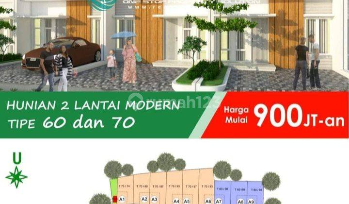 Di jual rumah baru di dlm claster di jatikramat jatiasih bekasi  1