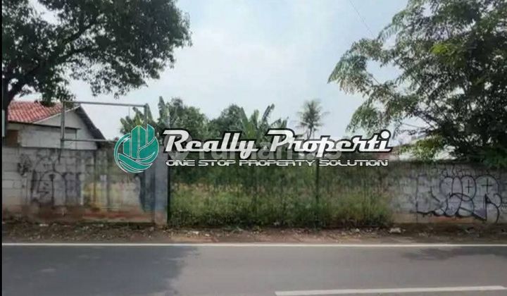 Di Jual Tanah Kosong Pinggir Jalan Pondok Ranggon Cioayung.
