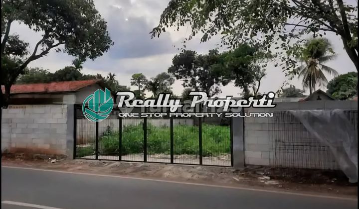 Di Jual Tanah Kosong Pinggir Jalan Pondok Ranggon Cioayung.