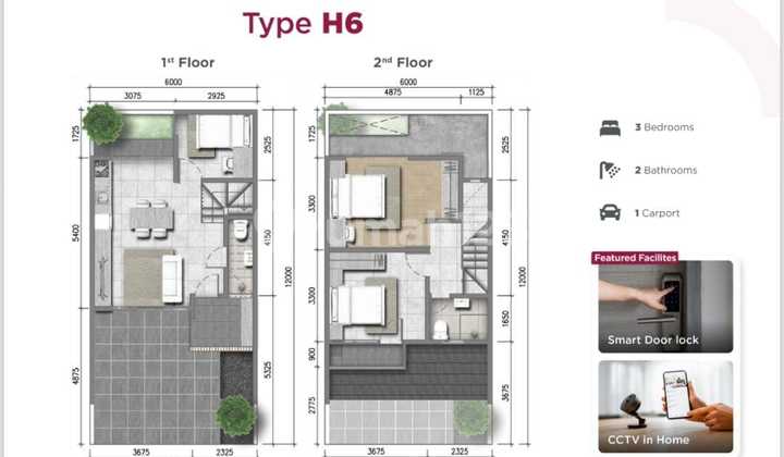 Dijual Rumah Cluster Hoshi Asera Nishi, Harapan Indah Bekasi 2