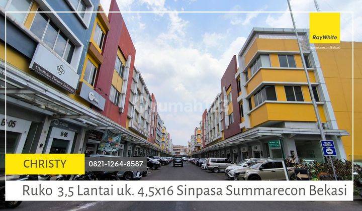 Ruko SHM Rapih Siap Usaha Sinpasa Commercial Summarecon Bekasi  2