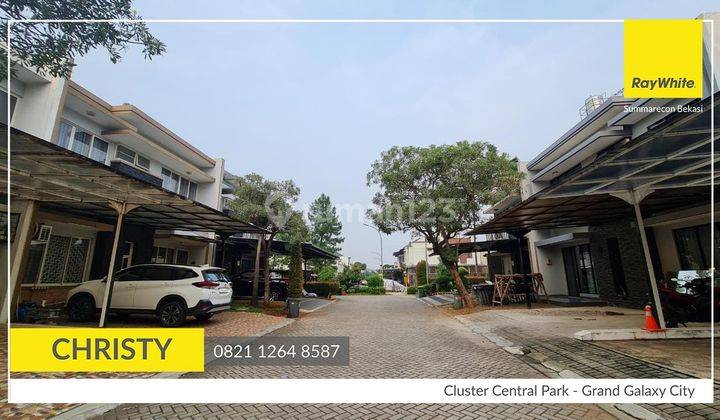 Rumah Cantik 2 Lantai  siap huni hanya 1 menit ke Gerbang Tol Becakayu, Galaxy, Bekasi Cluster Central Park Boulevard - Grand Galaxy City  1