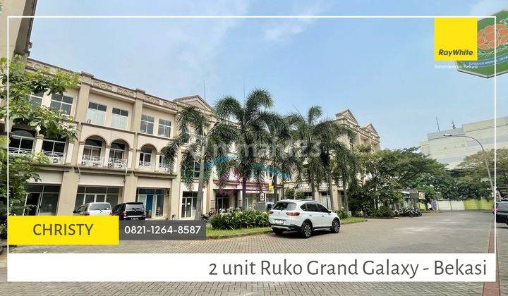 Ruko Komersial Grand Galaxy City Bekasi Depan Taman Parkir Luas  1