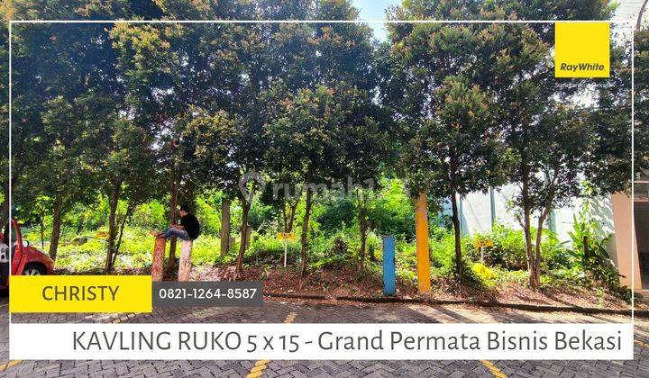 Tanah Kavling Ruko 75 M2 Siap Bangun Strategis Pusat Kota Bekasi 1