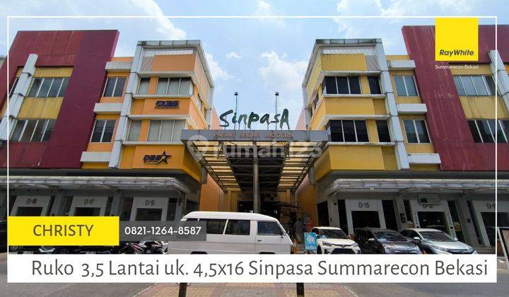 Ruko SHM Rapih Siap Usaha Sinpasa Commercial Summarecon Bekasi  1