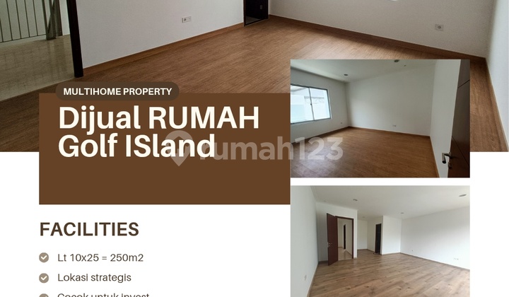 Dijual Rumah Cluster Serenade 10x25 Jarang Adagolf Island Pik