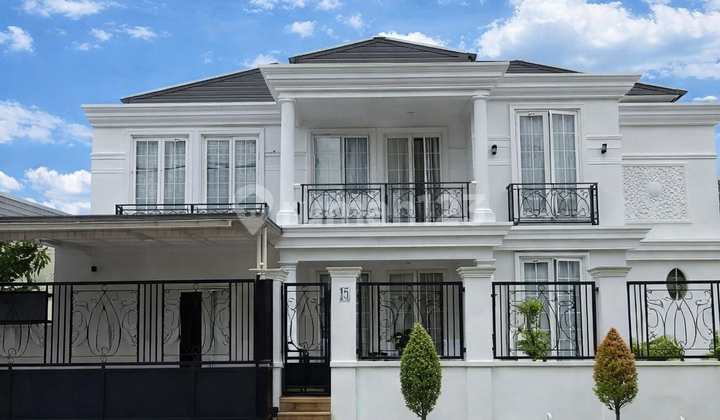 Rumah Mewah Posisi Hoek di Bintaro Siap Huni 2 Lantai