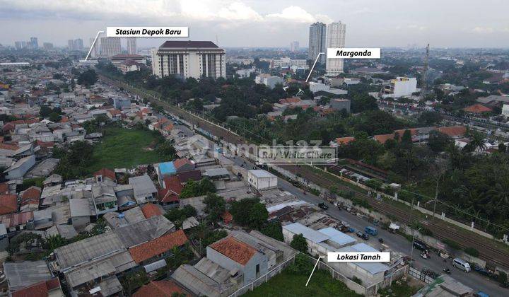 Kavling Tanah Dekat Stasiun Depok Baru Cocok Untuk Usaha di Tole Iskandar, Depok II 2