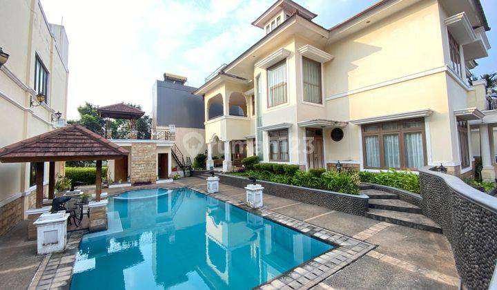 Rumah Mewah Super Luas Fully Furnished Dalam Komplek di Cinere 1