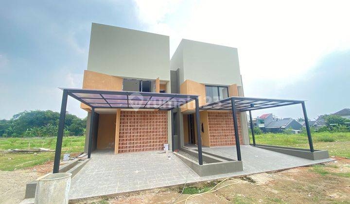 Rumah Minimalis Baru di Cinere Desain Modern, Akses Kilat Tol Desari 2