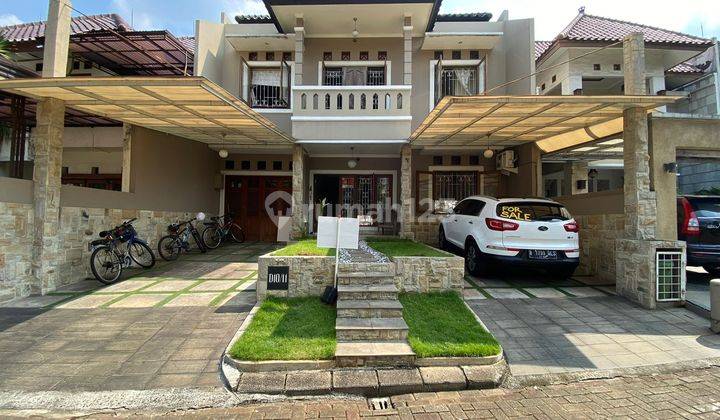 Rumah 2 Lantai Semi Furnished Layout Lapang di Komplek Cirendeu 1