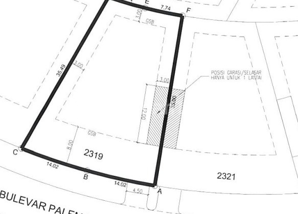 Kavling Komplek Termewah di Boulevard Palem Raya Lippo Karawaci