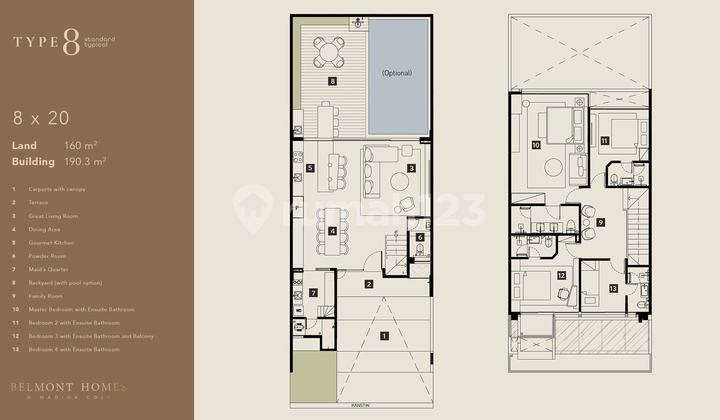 Luxury Homes Belmont @ Madiun Golf Lippo Karawaci Tangerang 2