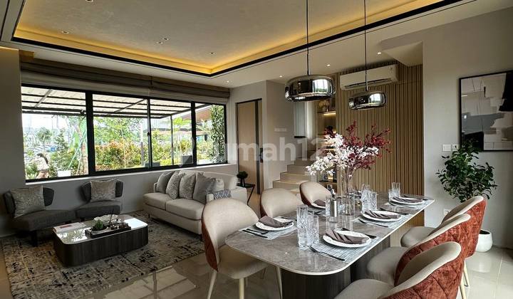 RUMAH LEBAR 8 OPEN SPACE LAYOUT LUAS BSD 2