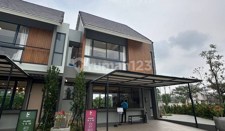 RUMAH LEBAR 8 OPEN SPACE LAYOUT LUAS BSD