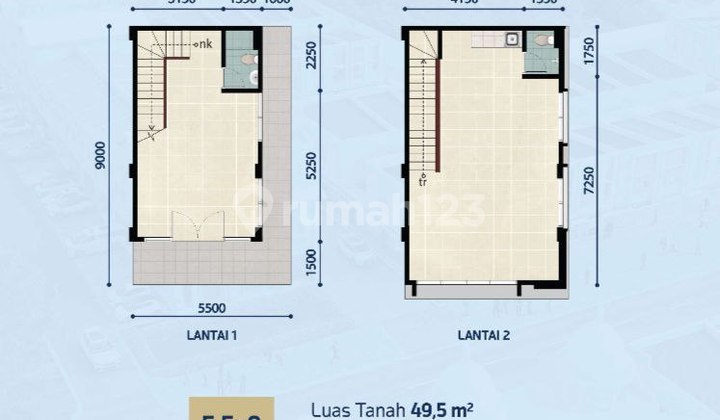 RUKO SIAP USAHA DEKAT SEKOLAHAN KATOLIK STELLA MARIS 2