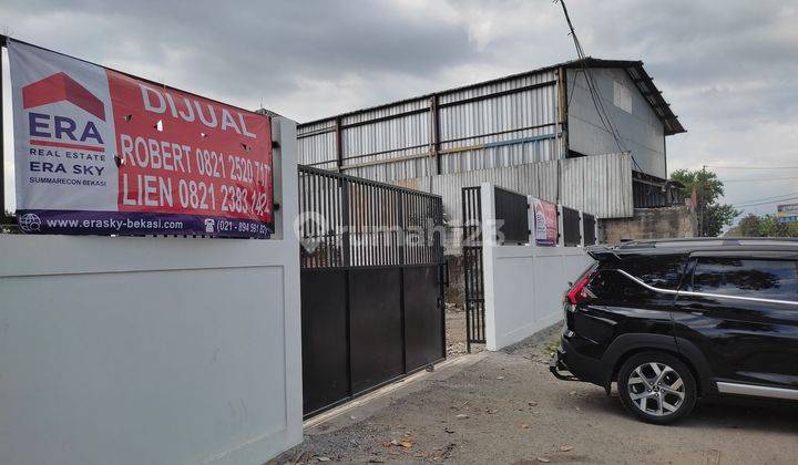 Dijual Tanah Jalan Raya Cileungsi Narogong sekeliling sudah pagar  2