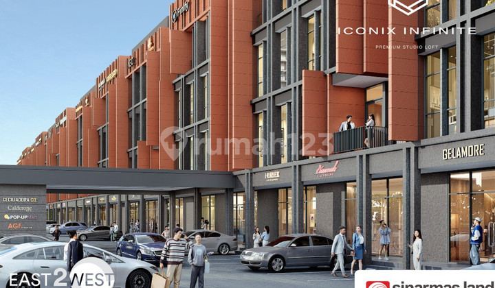 Jual Ruko Iconix Infinite BSD City Tangerang Brand New Strategis