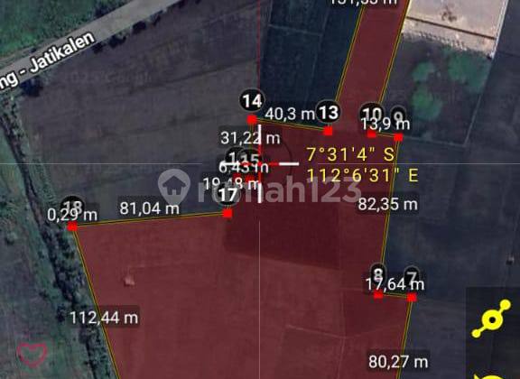 Lahan Zona Industri Nganjuk Ngasem