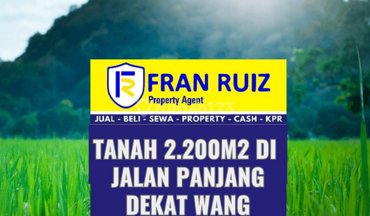 Rudy Cen  Tanah Jalan Panjang 2.200M2 Dekat Wang Residence