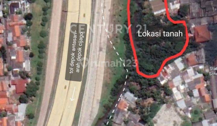 TANAH DIBAWAH HARGA NJOP STRATEGIS EXIT BRIGIF TOL DEPOK ANTASARI 1