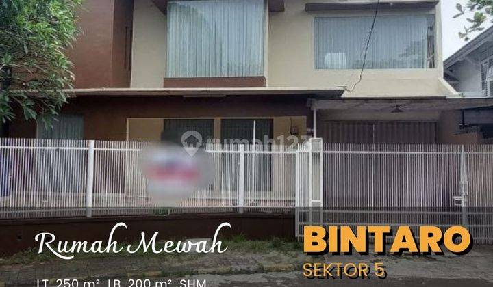 Rumah Mewah di Bintaro Sektor 5, Dekat Kampus Stan Bintaro 1