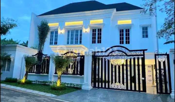 Rumah Baru Mewah dan Megah Classic Modern di Pondok Indah