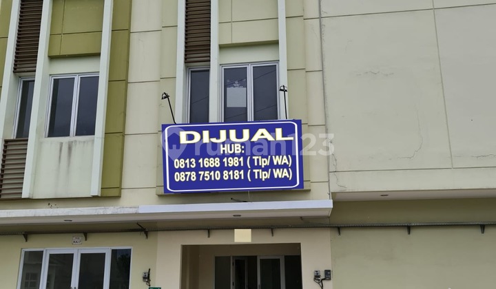 Ruko 2,5 LT. Siap Operasi di Pasar Modern Banjar Wijaya