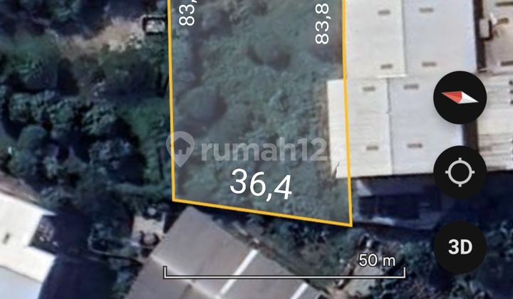 Tanah Stategis Cocok untuk Gudang. Klinik, Toko Bangunan Dll