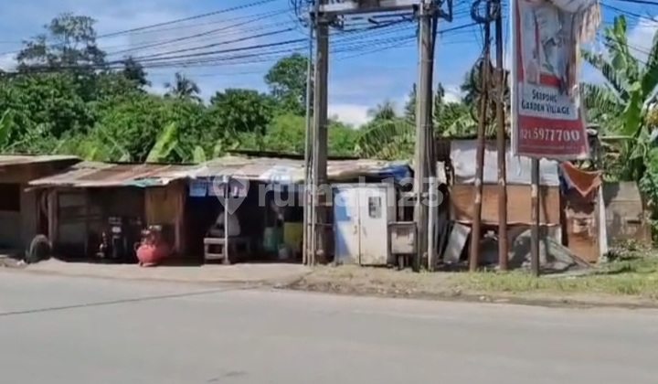 Tanah Komersial Siap Bangun di Jl. Raya Legok Parung Panjang