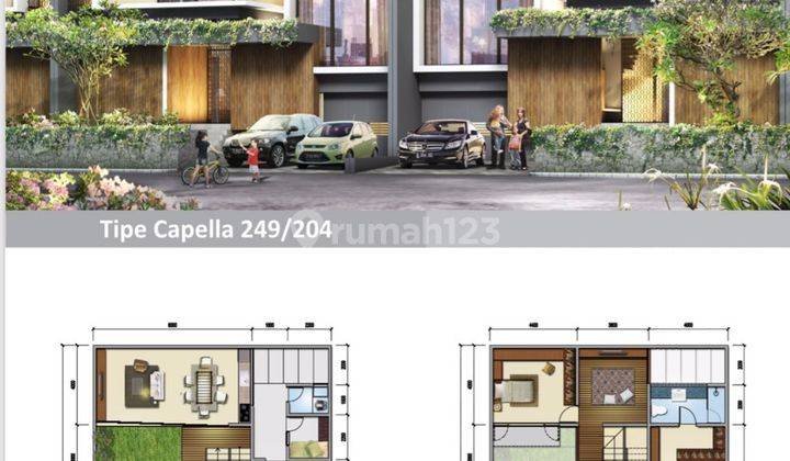 Rumah dengan gaya minimalis modern area Bintaro 1