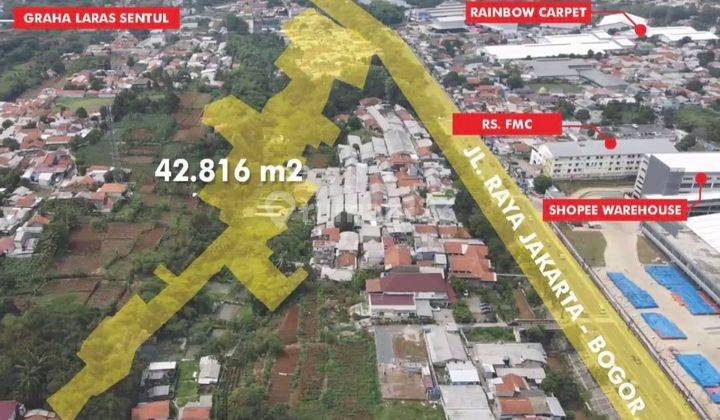 Dijual LAHAN SENTUL Untuk Rumah Sakit, Pgudangan, Perumah 1