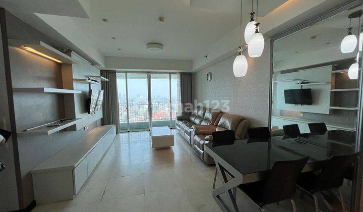2 BR Cosmo Balcony Kemang Village High Floor City View 1