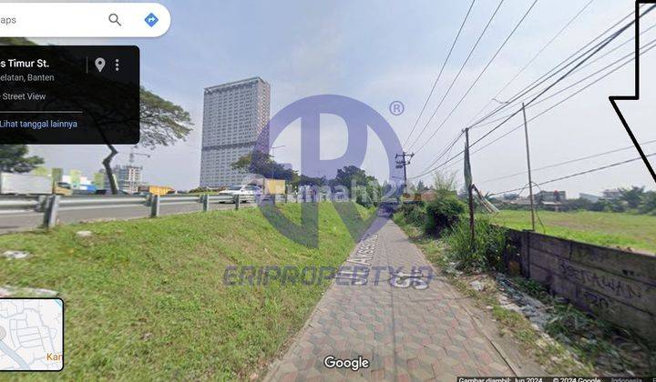 Dijual Tanah Luas 6.400 m² Strategis Seberang Stasiun Rawa Buntu 1