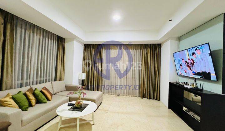 Best Price 2 BR Private Lift Kemang Village Tower Ritz + Balcony 2