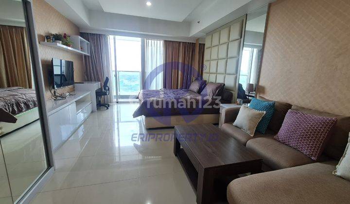 Studio Apartment With Balcony At Kemang Village, Intercon Tower 1